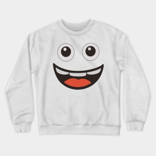 Look Im A Ghost! No! A snowman! No! A Snowball! Funny Joke Crewneck Sweatshirt